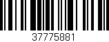 Código de barras (EAN, GTIN, SKU, ISBN): '37775881'