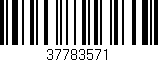 Código de barras (EAN, GTIN, SKU, ISBN): '37783571'