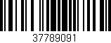 Código de barras (EAN, GTIN, SKU, ISBN): '37789091'
