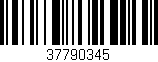 Código de barras (EAN, GTIN, SKU, ISBN): '37790345'