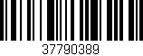 Código de barras (EAN, GTIN, SKU, ISBN): '37790389'