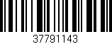 Código de barras (EAN, GTIN, SKU, ISBN): '37791143'