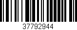Código de barras (EAN, GTIN, SKU, ISBN): '37792944'