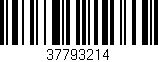 Código de barras (EAN, GTIN, SKU, ISBN): '37793214'