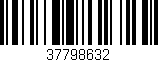 Código de barras (EAN, GTIN, SKU, ISBN): '37798632'