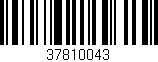 Código de barras (EAN, GTIN, SKU, ISBN): '37810043'