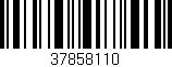 Código de barras (EAN, GTIN, SKU, ISBN): '37858110'