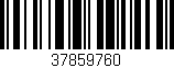Código de barras (EAN, GTIN, SKU, ISBN): '37859760'