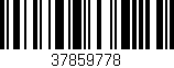 Código de barras (EAN, GTIN, SKU, ISBN): '37859778'