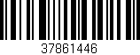Código de barras (EAN, GTIN, SKU, ISBN): '37861446'