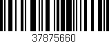 Código de barras (EAN, GTIN, SKU, ISBN): '37875660'