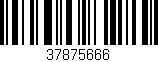 Código de barras (EAN, GTIN, SKU, ISBN): '37875666'