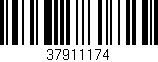 Código de barras (EAN, GTIN, SKU, ISBN): '37911174'