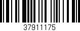 Código de barras (EAN, GTIN, SKU, ISBN): '37911175'