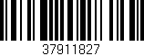 Código de barras (EAN, GTIN, SKU, ISBN): '37911827'