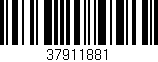 Código de barras (EAN, GTIN, SKU, ISBN): '37911881'