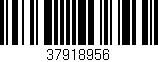 Código de barras (EAN, GTIN, SKU, ISBN): '37918956'
