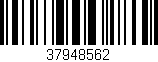 Código de barras (EAN, GTIN, SKU, ISBN): '37948562'