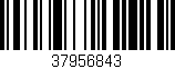 Código de barras (EAN, GTIN, SKU, ISBN): '37956843'