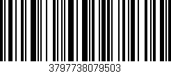 Código de barras (EAN, GTIN, SKU, ISBN): '3797738079503'