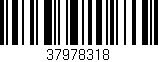 Código de barras (EAN, GTIN, SKU, ISBN): '37978318'