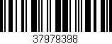 Código de barras (EAN, GTIN, SKU, ISBN): '37979398'