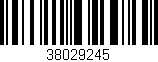 Código de barras (EAN, GTIN, SKU, ISBN): '38029245'