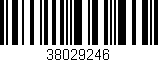 Código de barras (EAN, GTIN, SKU, ISBN): '38029246'
