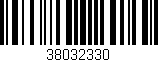 Código de barras (EAN, GTIN, SKU, ISBN): '38032330'
