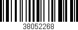 Código de barras (EAN, GTIN, SKU, ISBN): '38052268'
