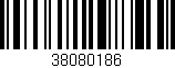 Código de barras (EAN, GTIN, SKU, ISBN): '38080186'