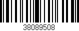 Código de barras (EAN, GTIN, SKU, ISBN): '38089508'