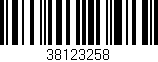 Código de barras (EAN, GTIN, SKU, ISBN): '38123258'