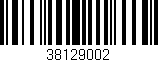 Código de barras (EAN, GTIN, SKU, ISBN): '38129002'