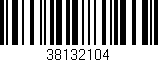Código de barras (EAN, GTIN, SKU, ISBN): '38132104'