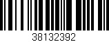 Código de barras (EAN, GTIN, SKU, ISBN): '38132392'