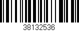Código de barras (EAN, GTIN, SKU, ISBN): '38132536'