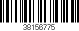 Código de barras (EAN, GTIN, SKU, ISBN): '38156775'