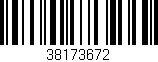 Código de barras (EAN, GTIN, SKU, ISBN): '38173672'