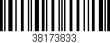 Código de barras (EAN, GTIN, SKU, ISBN): '38173833'