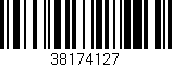 Código de barras (EAN, GTIN, SKU, ISBN): '38174127'