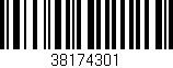 Código de barras (EAN, GTIN, SKU, ISBN): '38174301'
