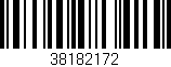 Código de barras (EAN, GTIN, SKU, ISBN): '38182172'