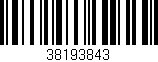 Código de barras (EAN, GTIN, SKU, ISBN): '38193843'