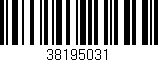 Código de barras (EAN, GTIN, SKU, ISBN): '38195031'