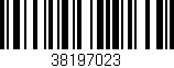 Código de barras (EAN, GTIN, SKU, ISBN): '38197023'