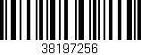 Código de barras (EAN, GTIN, SKU, ISBN): '38197256'