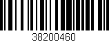 Código de barras (EAN, GTIN, SKU, ISBN): '38200460'