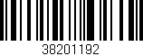 Código de barras (EAN, GTIN, SKU, ISBN): '38201192'