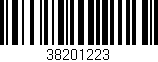 Código de barras (EAN, GTIN, SKU, ISBN): '38201223'